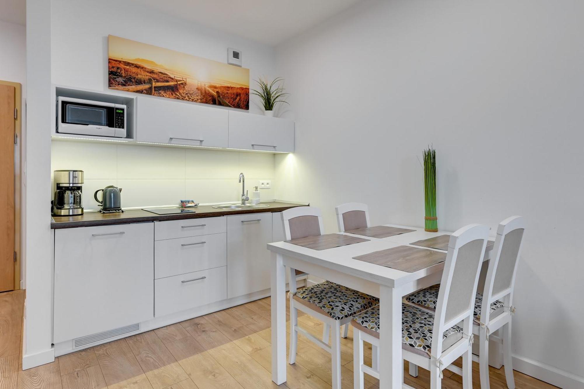 Apartament Nadmorskie Spektrum & Parking Danzica Esterno foto