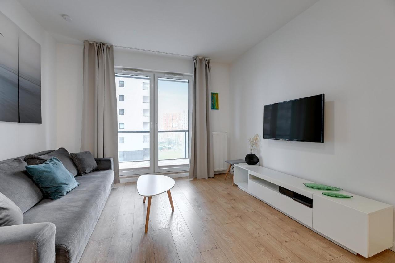 Apartament Nadmorskie Spektrum & Parking Danzica Esterno foto